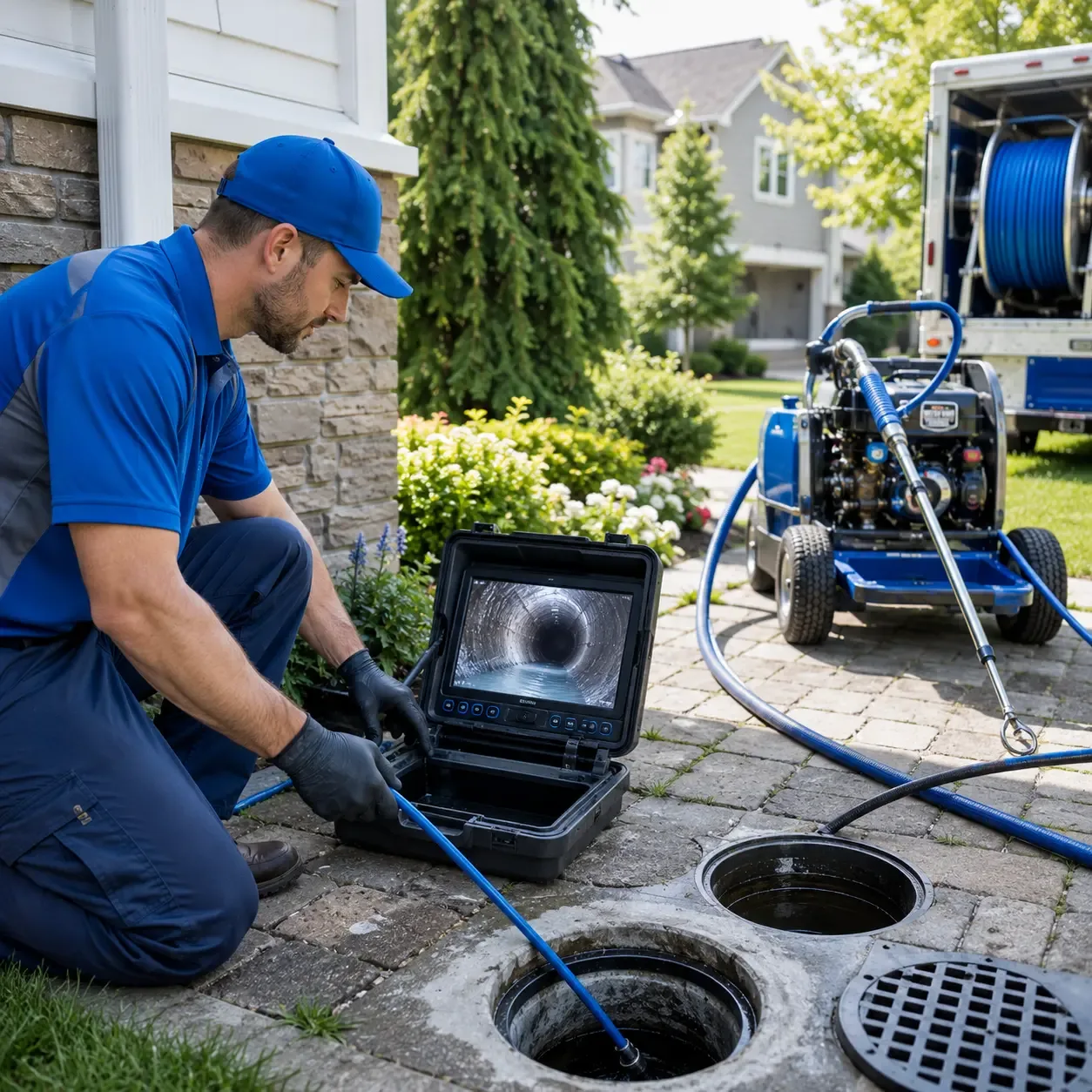 Outdoor drain cleaning professionals serving Tillar, AR